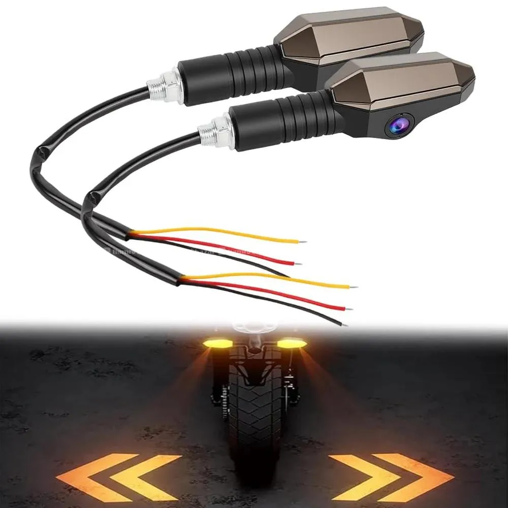 Motorcycle Projection Turn Signal Light 4
