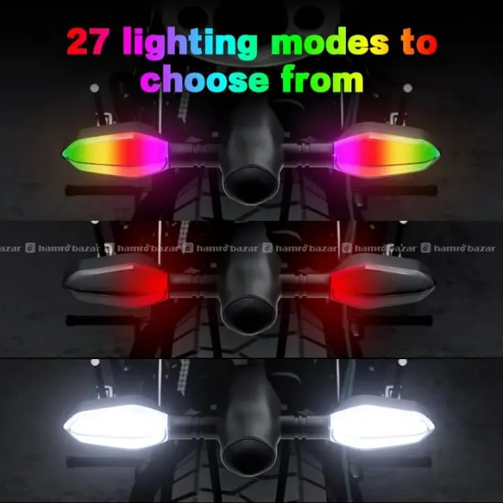 Motorcycle Projection Turn Signal Light 2