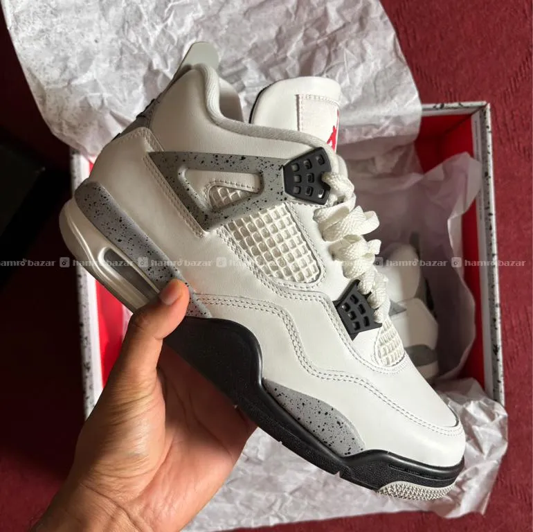 Jordan 4 White Cement