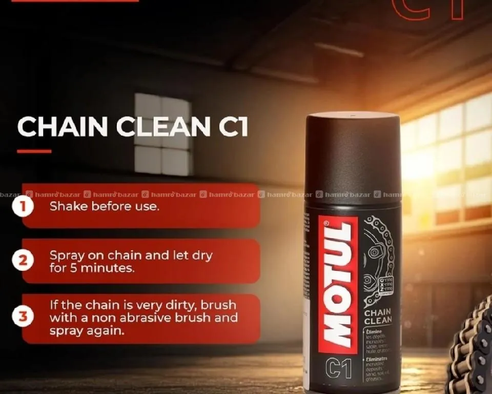 Motul c1 c2  combo. chain lube oil 1pack of 2 5
