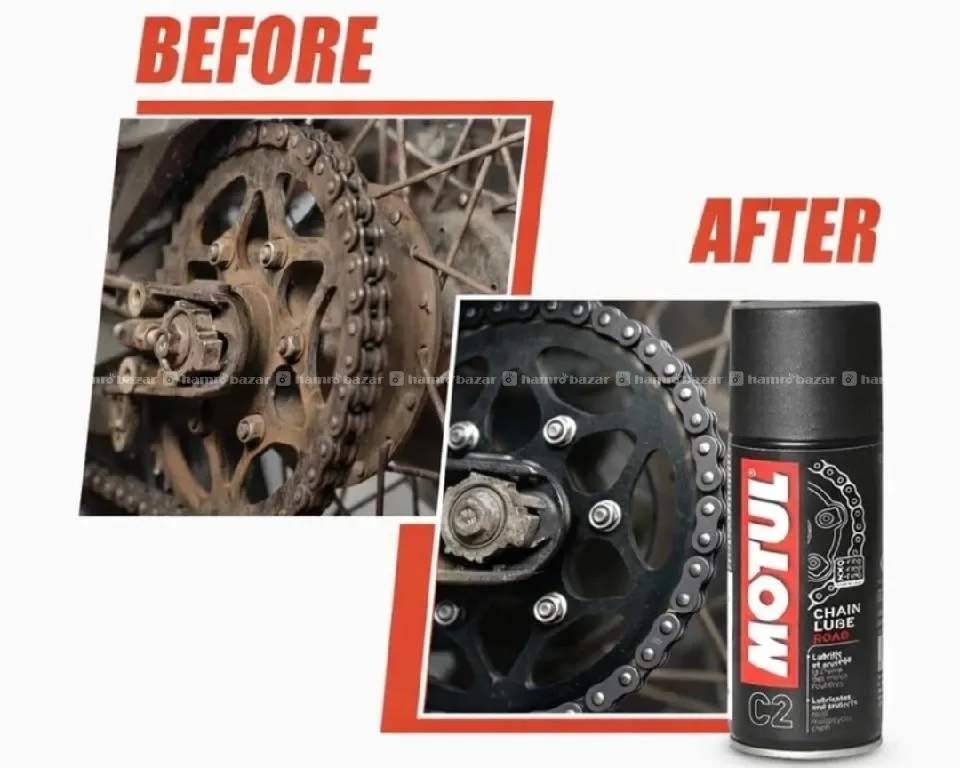 Motul c1 c2  combo. chain lube oil 1pack of 2 2