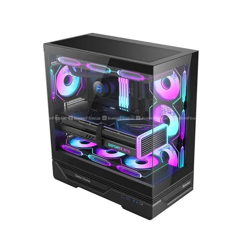 HUNTKEY GX760A FORTUNE GAMING CASING BLACK 5