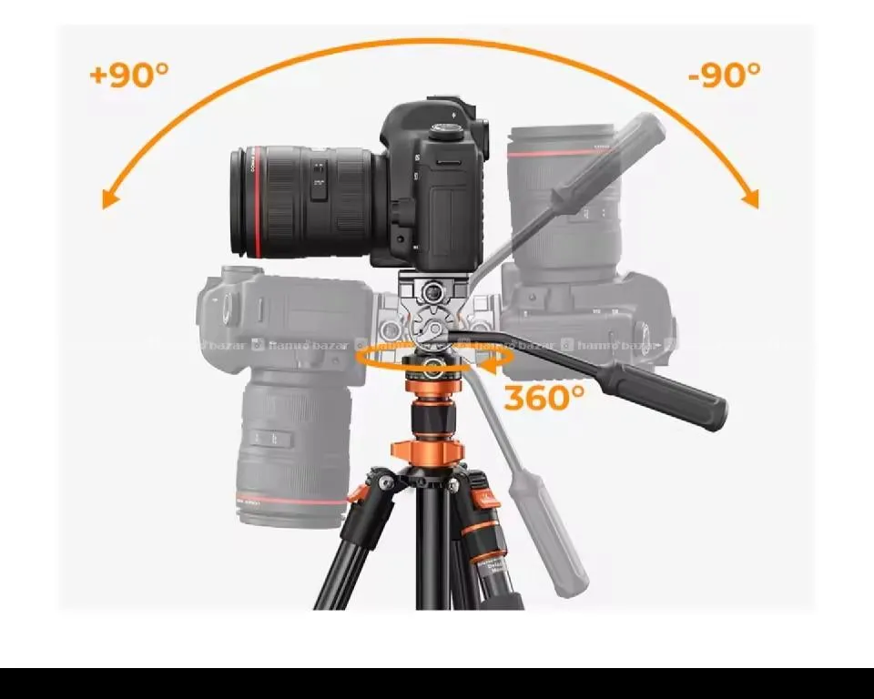 K&F CONCEPT Camera Fluid Head Tripod
MAX 2.1 2