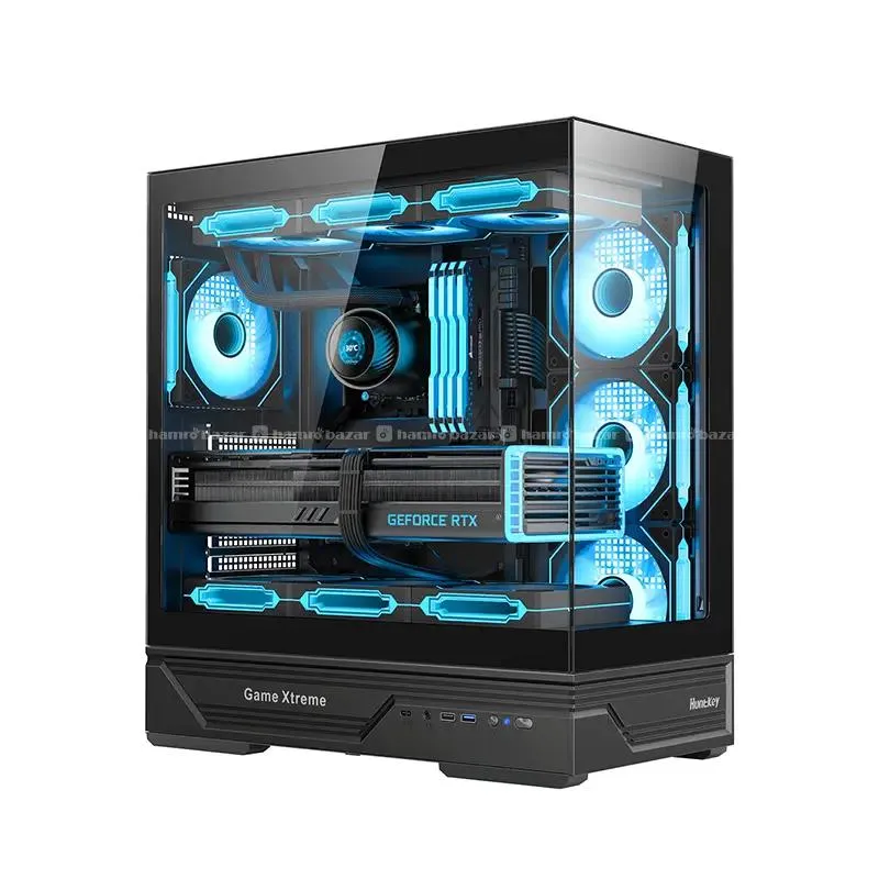 HUNTKEY GX760A FORTUNE GAMING CASING BLACK 3