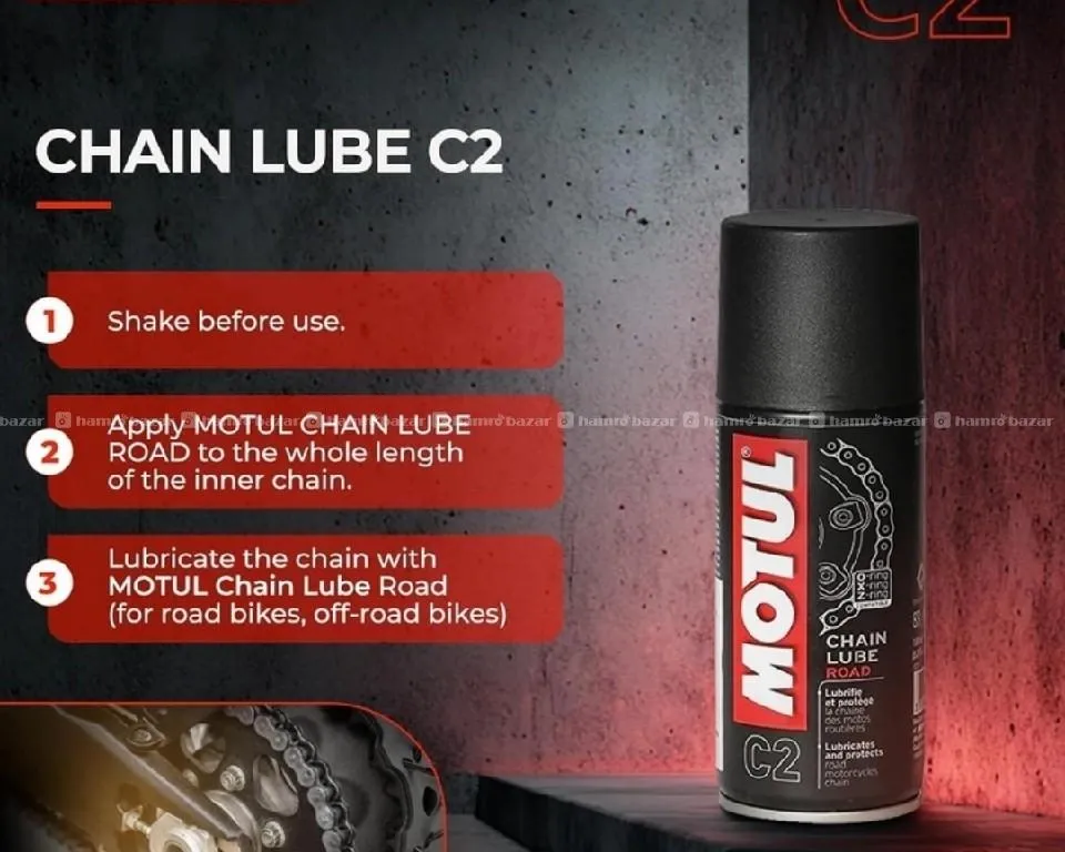 Motul c1 c2  combo. chain lube oil 1pack of 2 4
