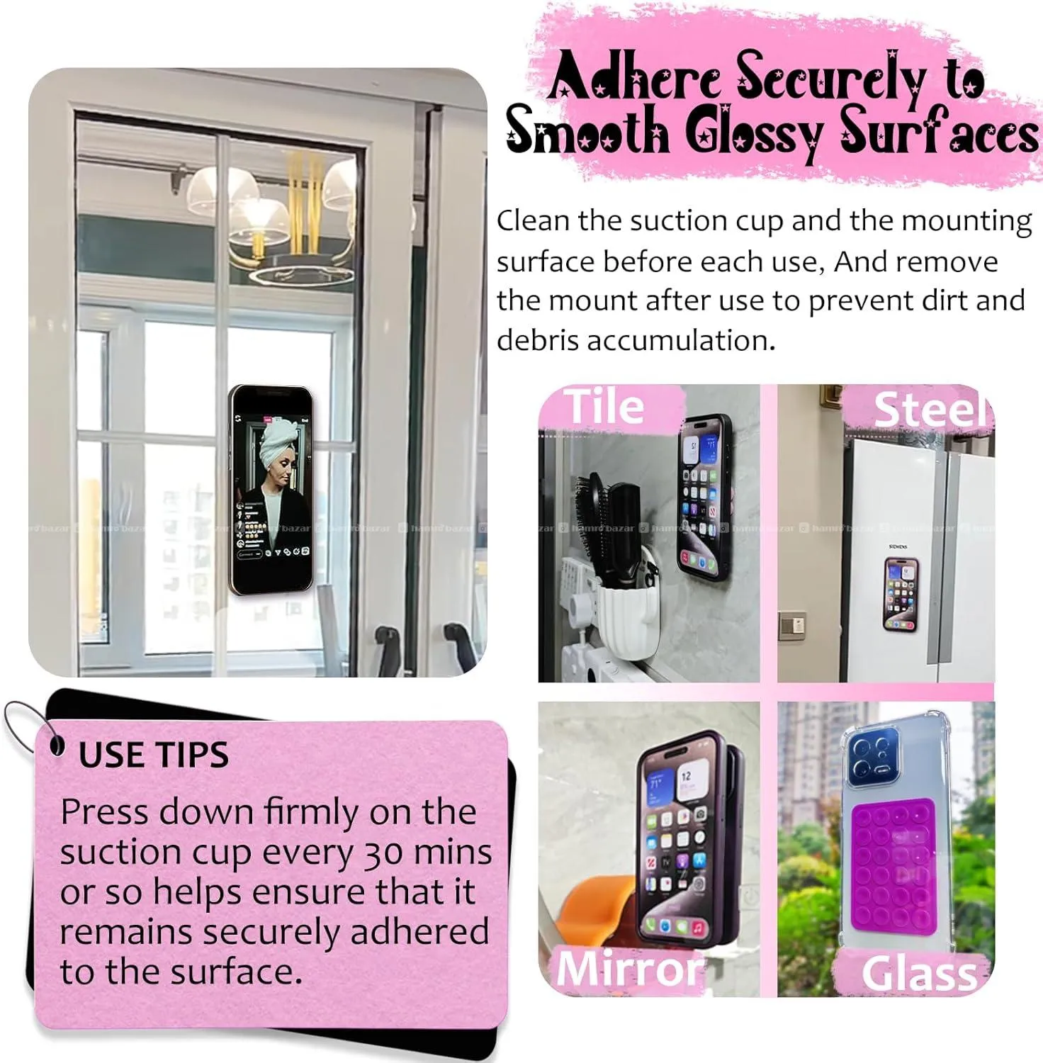 Universal Silicone Suction Phone Mount 7