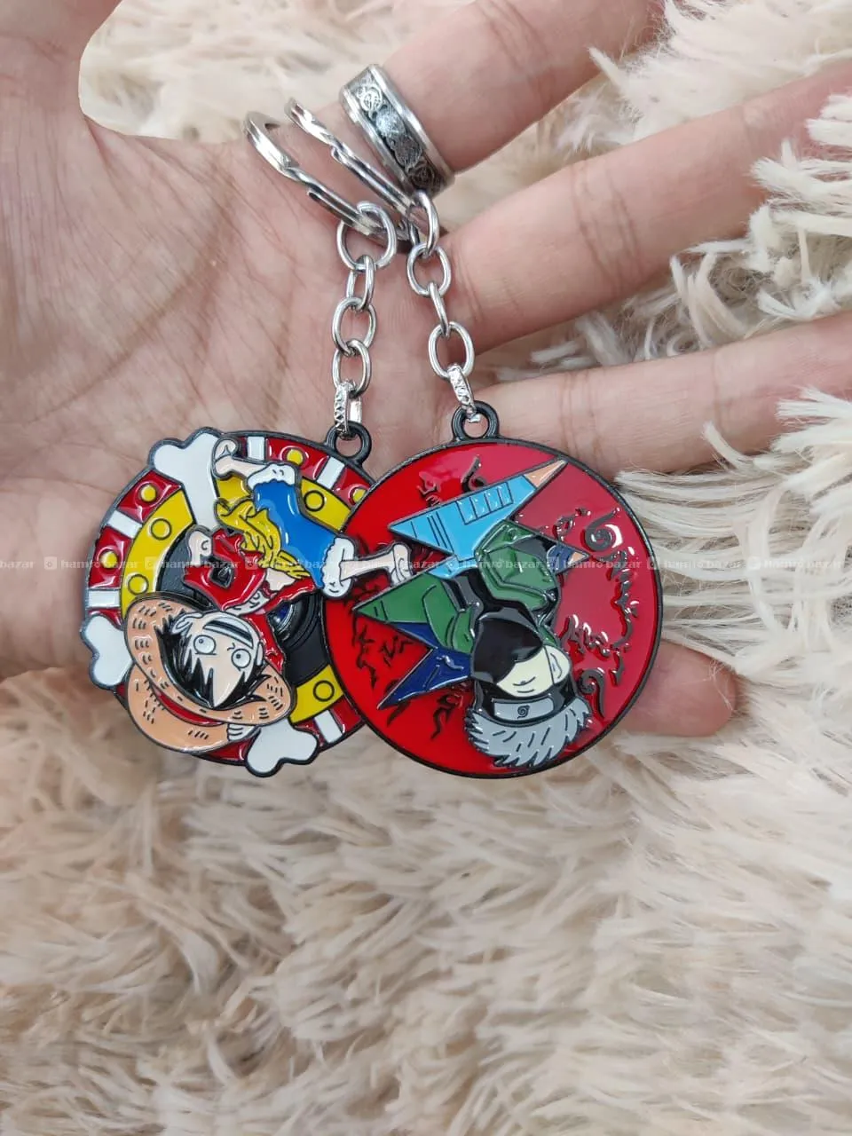 360° Rotating Anime Keyring 2