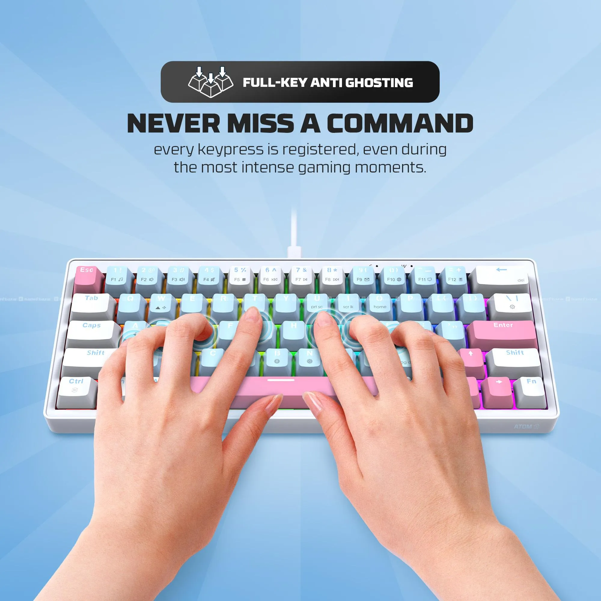 Fantech MK611 Atom X63 Ame Edition 3
