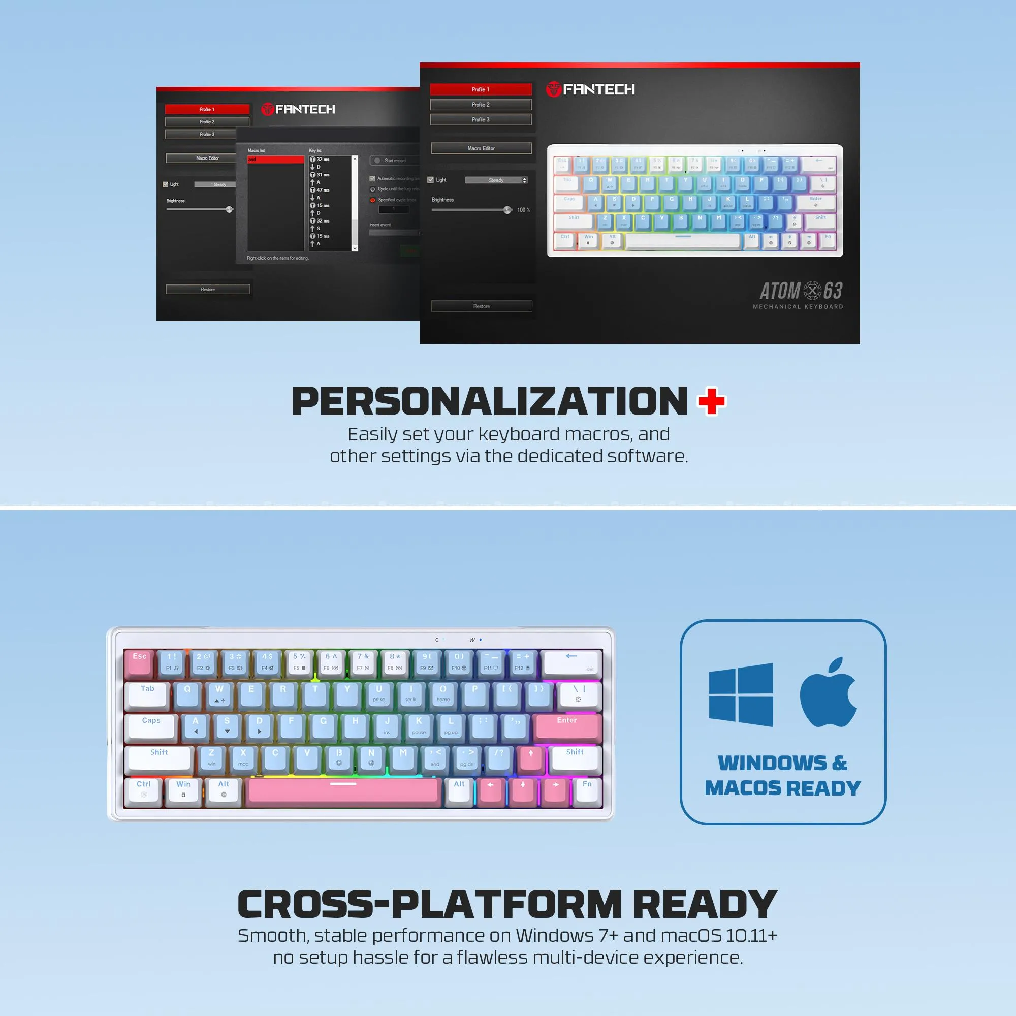Fantech MK611 Atom X63 Ame Edition 2