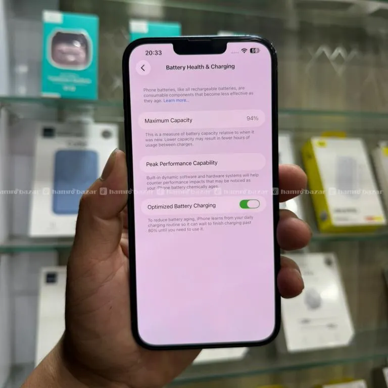 🔥 iPhone 13 Pro Max (256 GB ) Battery 🔋 94 % 4