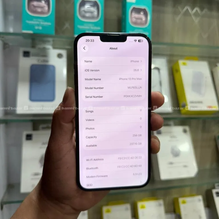 🔥 iPhone 13 Pro Max (256 GB ) Battery 🔋 94 % 5