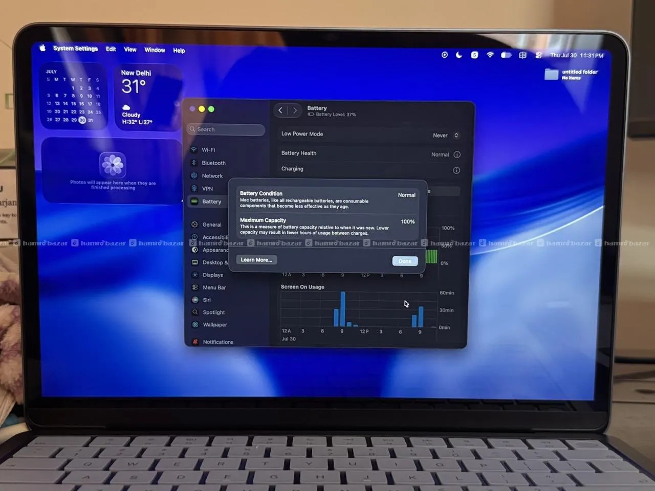 Macbook Neo with Touch ID 512 SSD Indigo Color 2