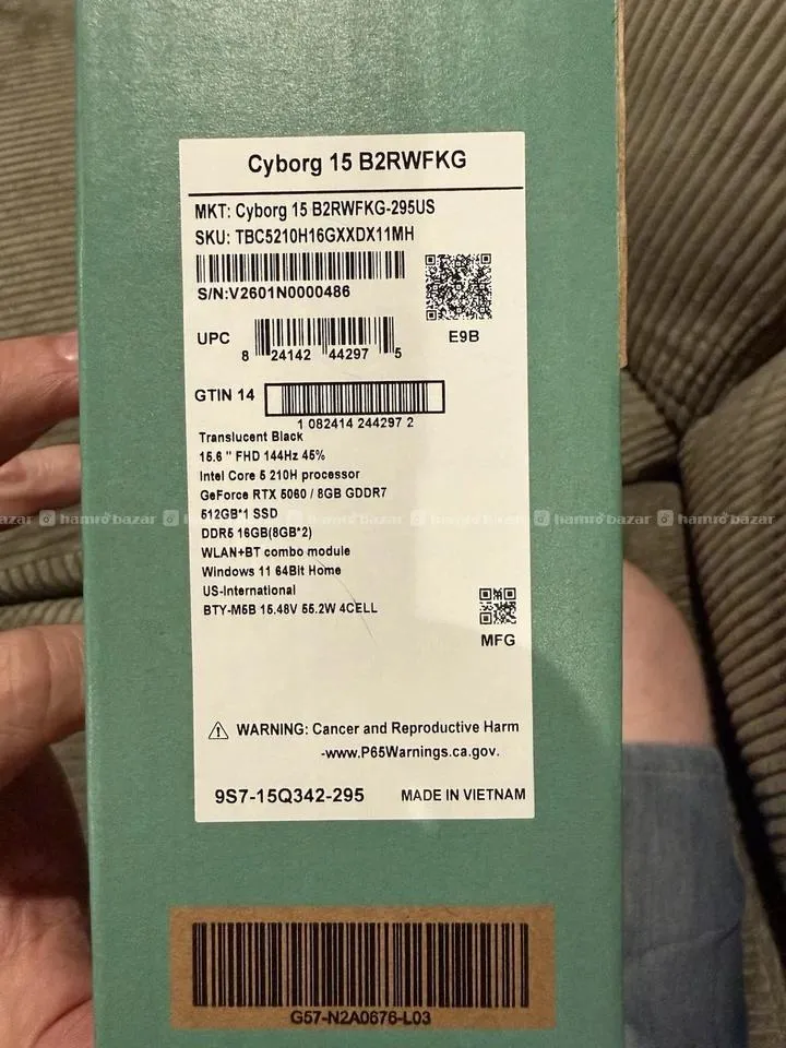 MSI CYBORG 15 4