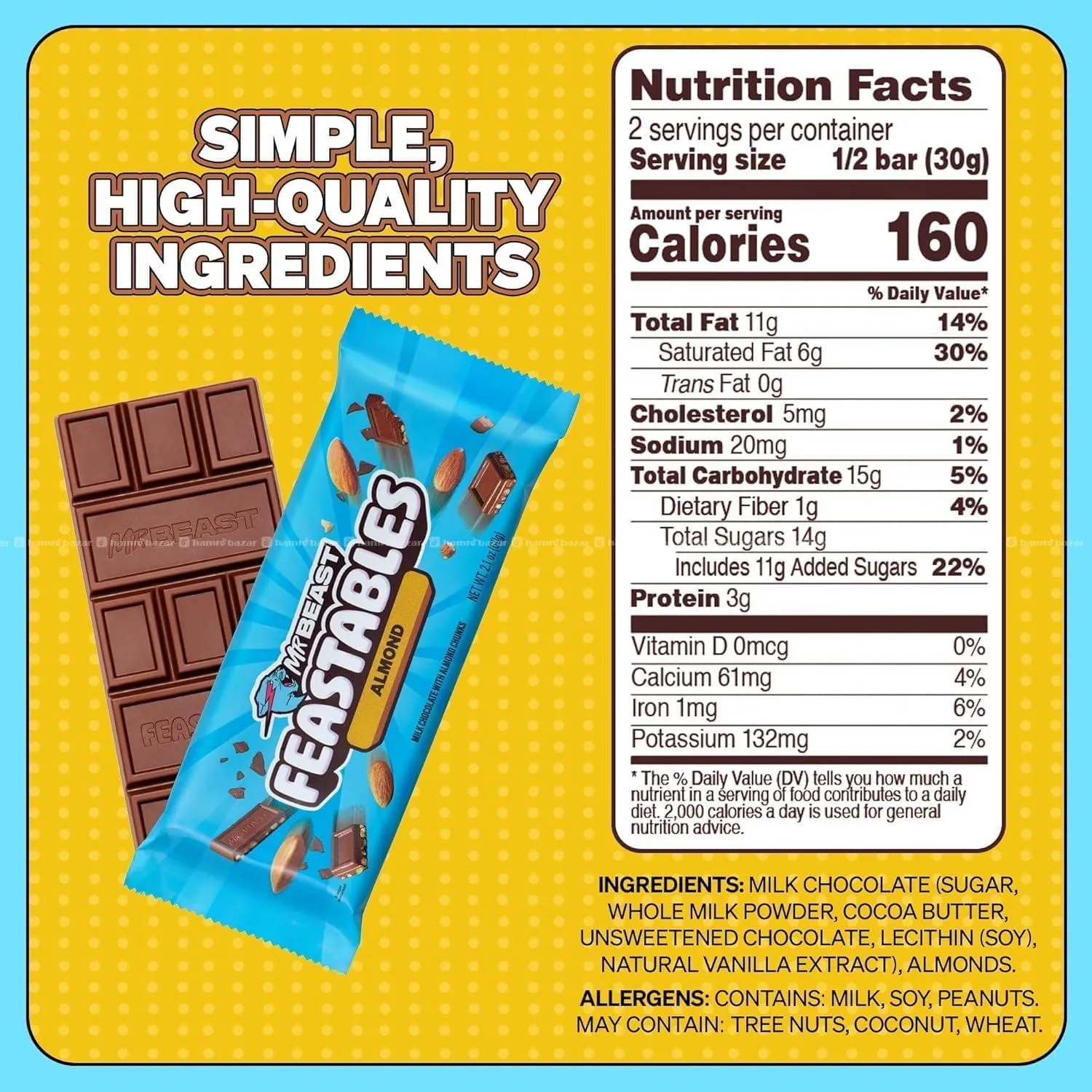 MR.BEAST FEASTABLE CHOCOLATE X2 60GM 2