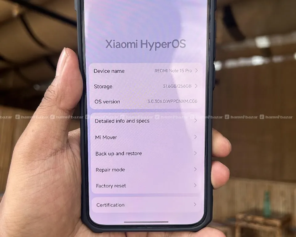 Redmi note 15pro 5g 8-256gb no box comes with glass cover 2