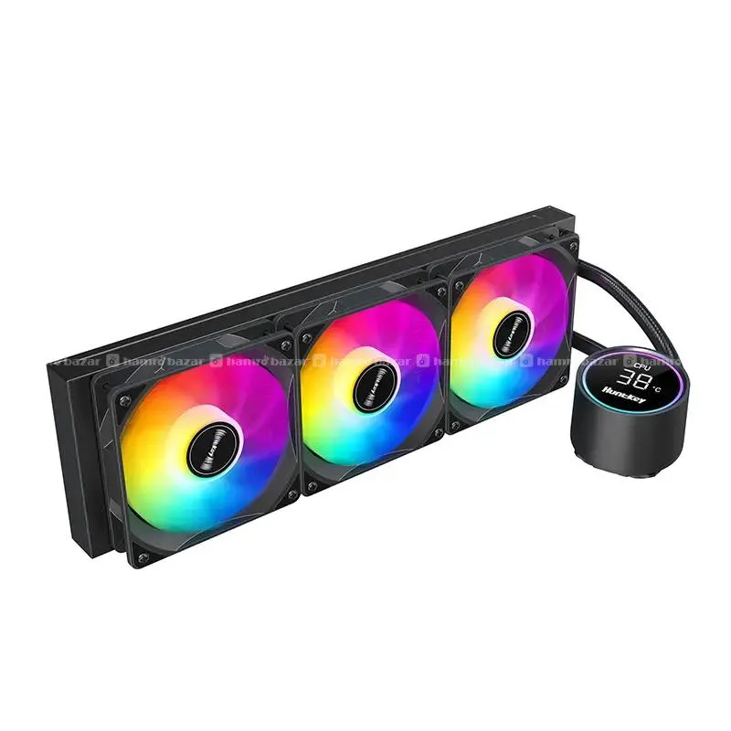HUNTKEY GX360R ARGB LIQUID COOLER  digital display 5