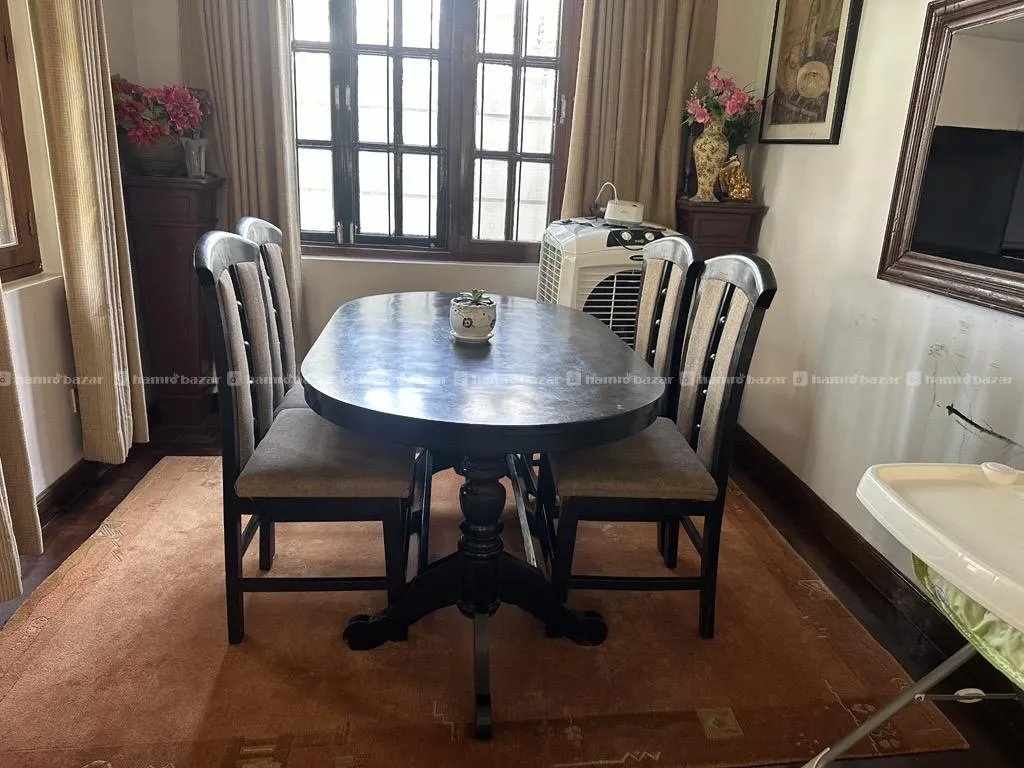 Used 5 Seater Sofa Set and 4 Seater Dining Set 3