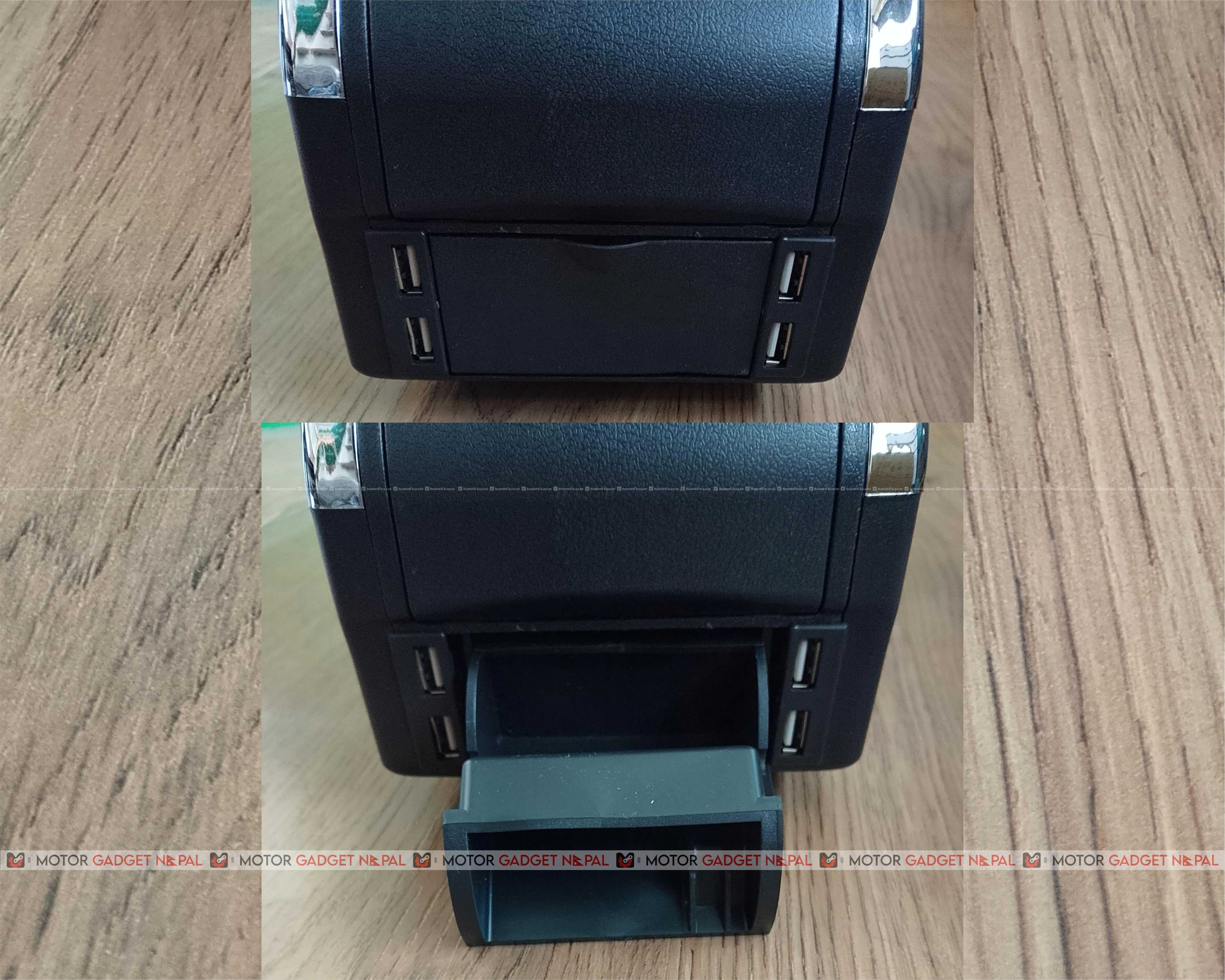 Luxury Car Armrest Box (USB + Cup Holder) 4