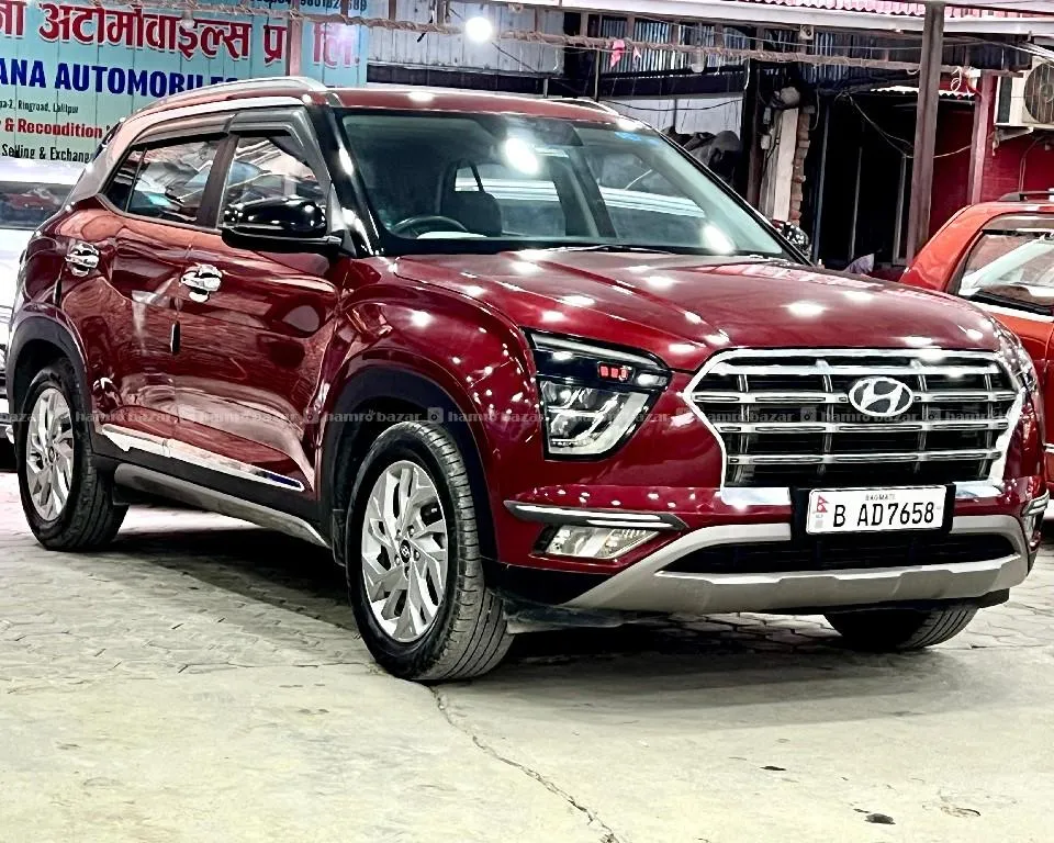 Hundai Creta Sx plus,2020 model,petrol,49786km 5