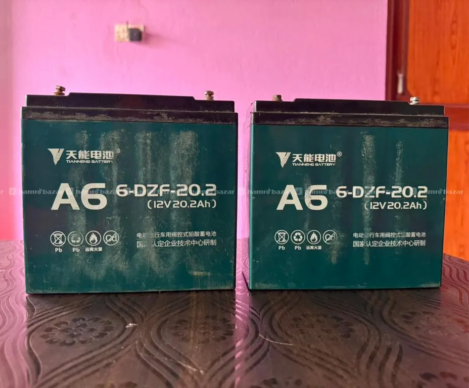 2 Piece Used Electric Scooter Batteries || Lead Ac 4