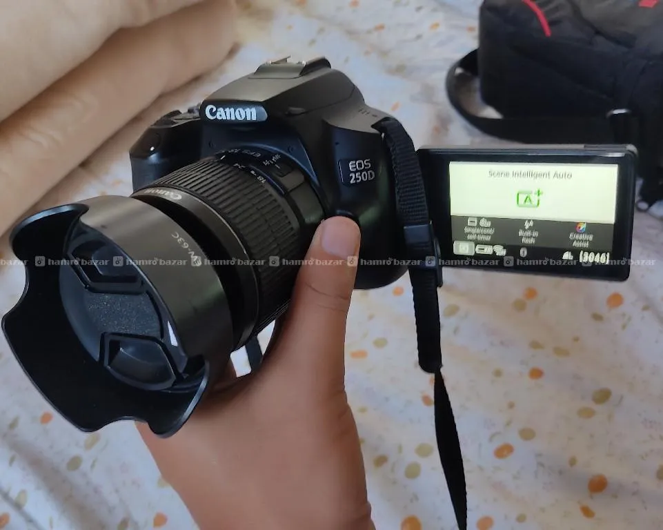 Canon EOS 250D DSLR + 18-55mm Lens | 4K Camera 3