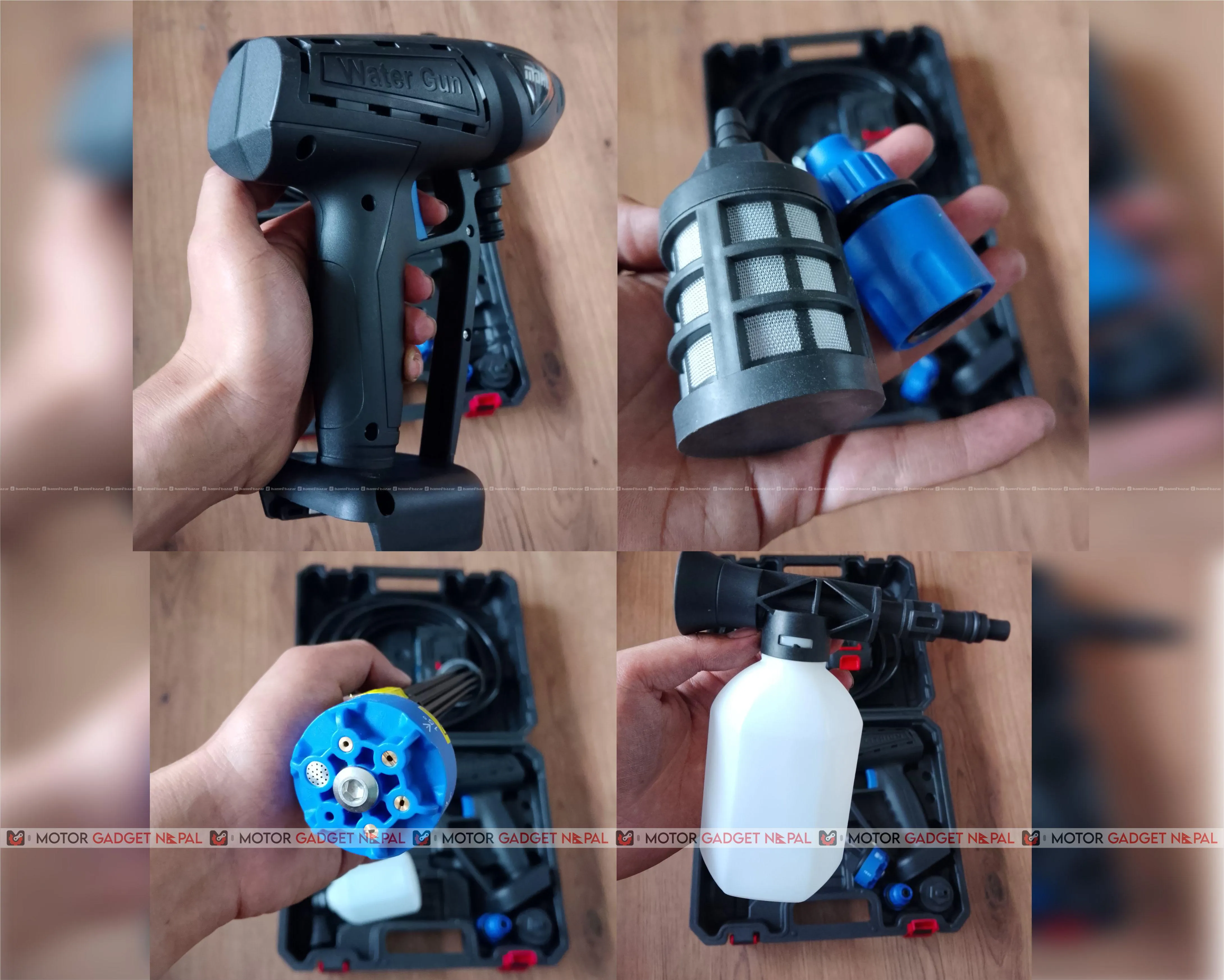 MDHL Cordless Car Wash Water Gun Lithium 4