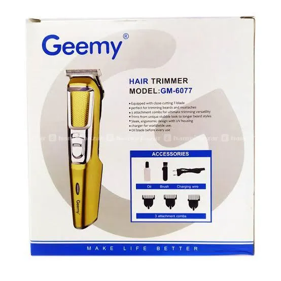 Gemei Gm-6077 Hair & Beard Trimmer 3