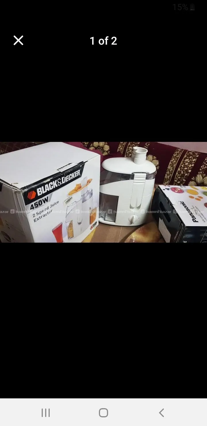 Black & Decker juicer 2