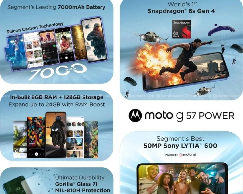 Motorola g57 power (8/128) SEAL PACK/BRAND NEW 2