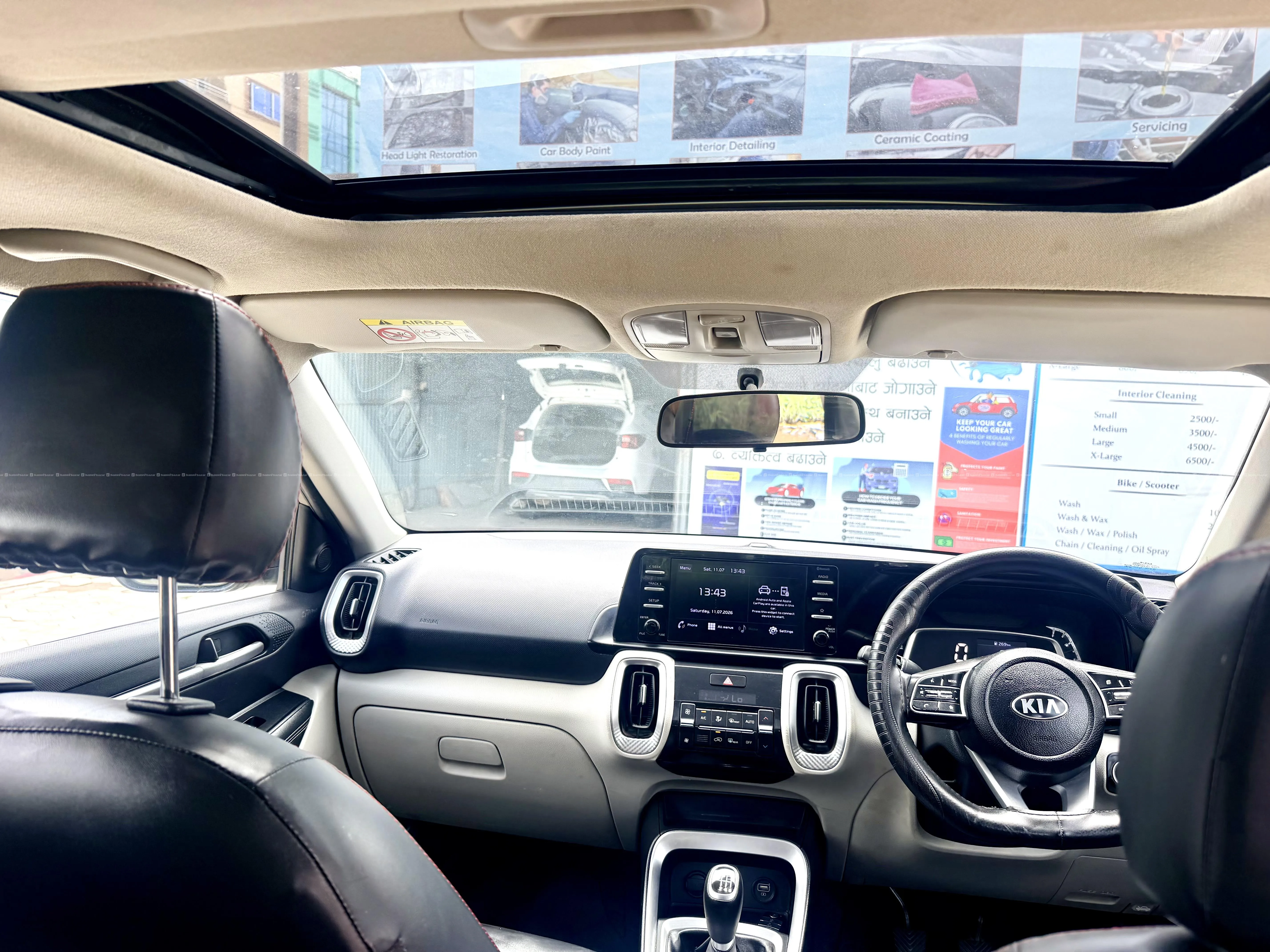 singlehand 2021 kia sonet sunroof 60% finance 7
