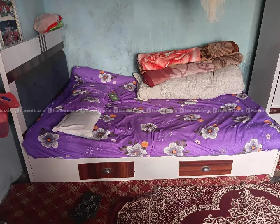 second hand double viral foam bed 2