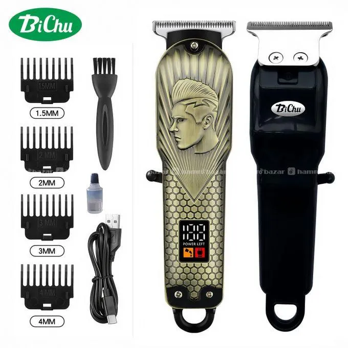 Gold USB Rechargeable Hair Trimmer 7