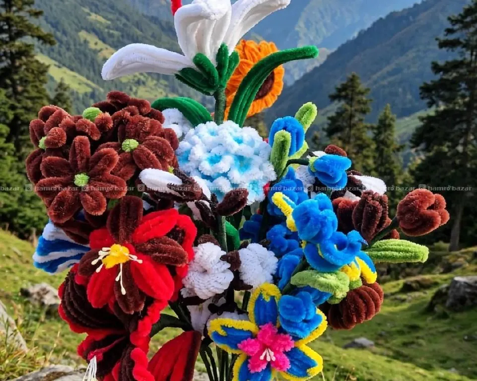 Artificial flower vase 2
