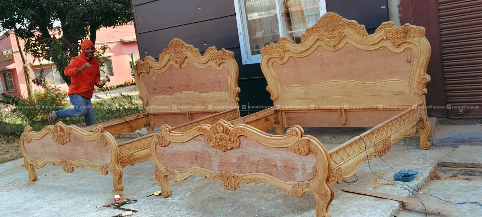 Carbeen wala Bed wooden 1