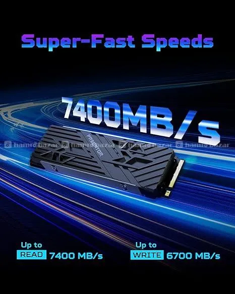 Acer Predator GM7000 SSD with Heatsink 4TB 3