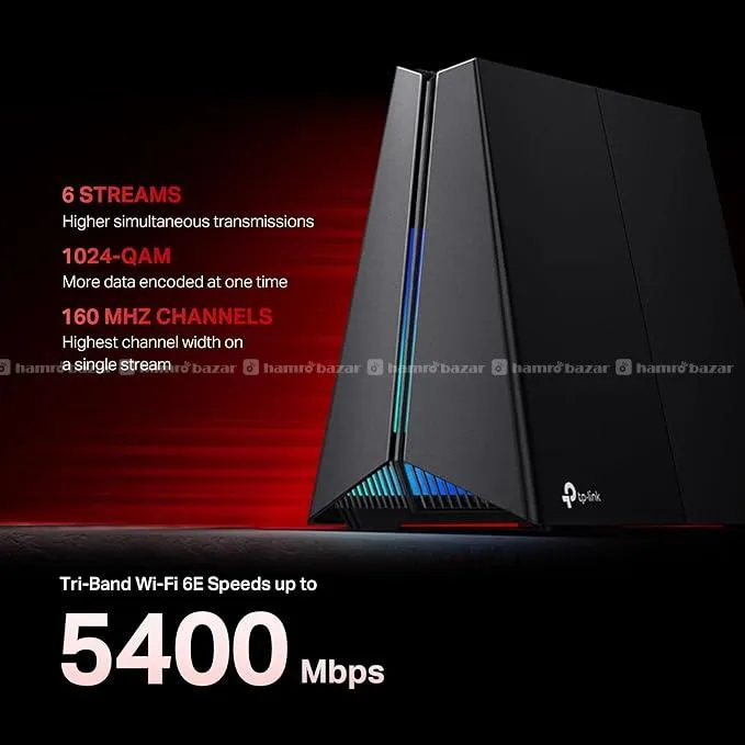 TP-Link Tri-Band AXE5400 Wi-Fi 6E Gaming Router 5