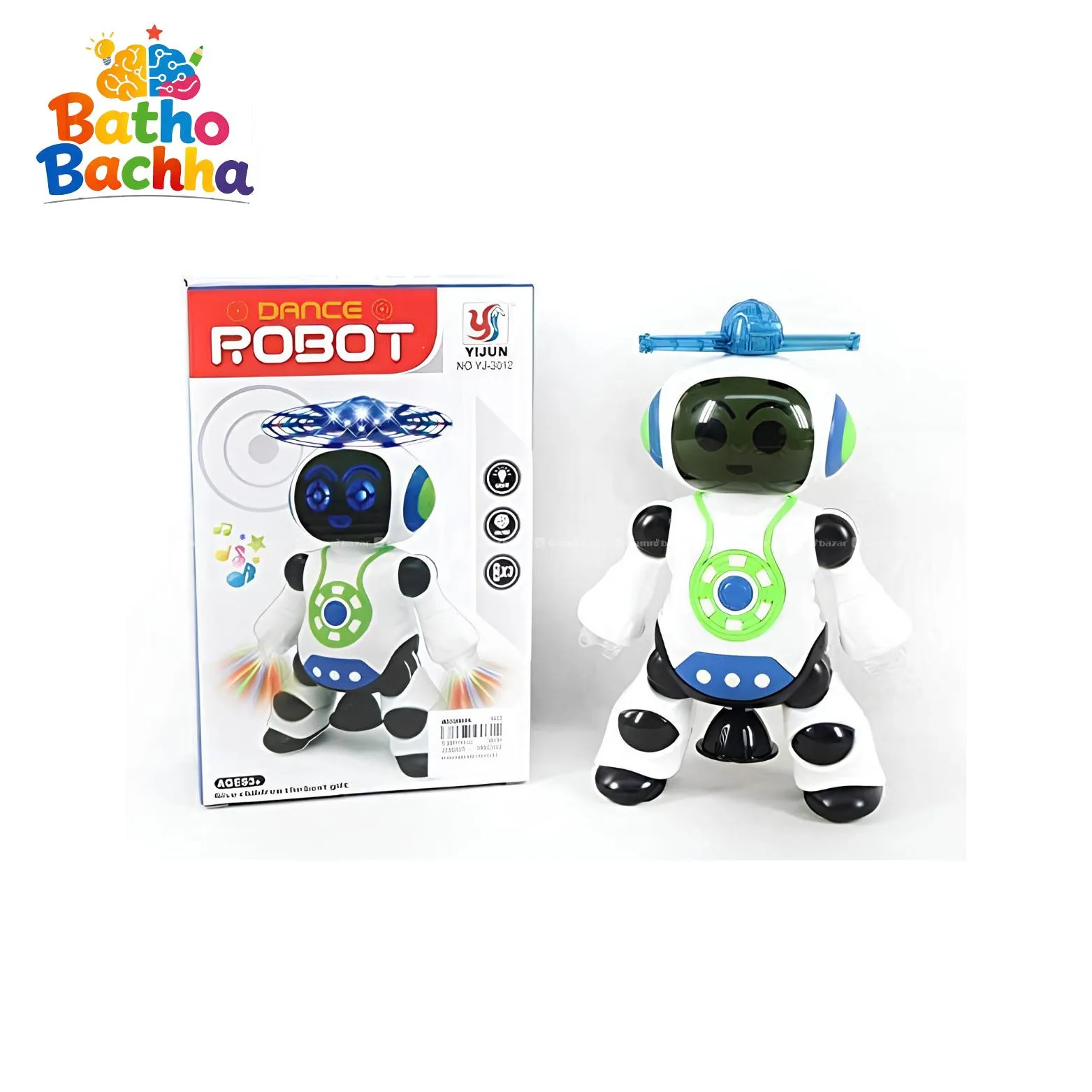 Smart Dancing Robot toy with LED Lights and Music