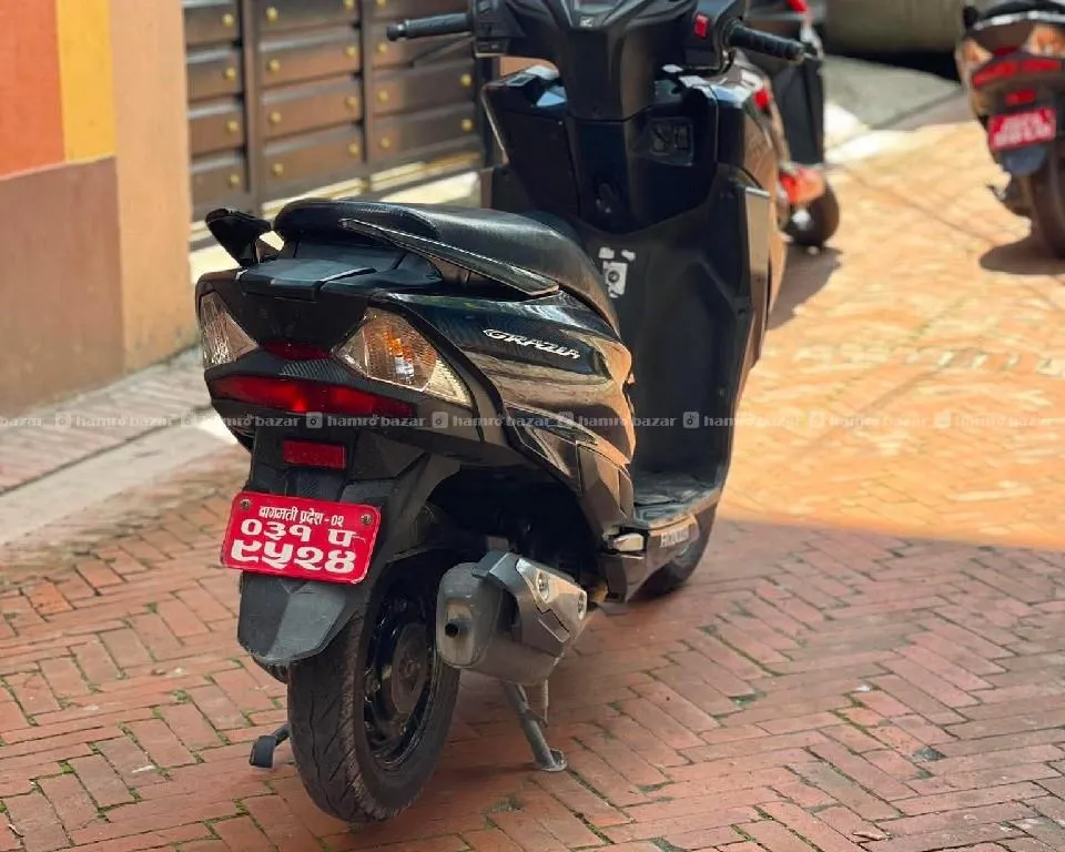 Honda grazia 131lot fi bs6 single hand super fresh condition 4