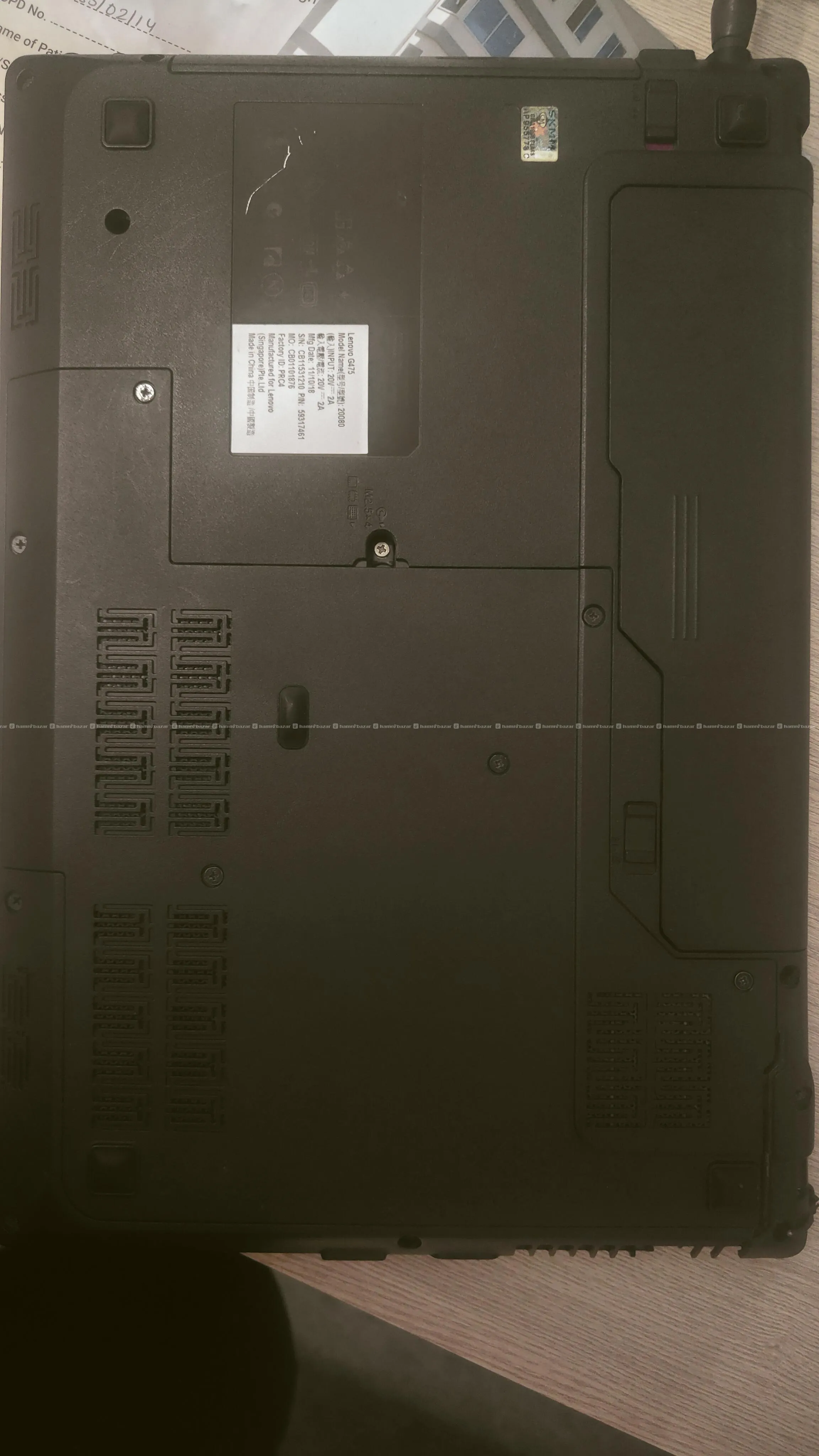 Laptop Lenovo G475 | 4GB RAM / 120GB SSD 5