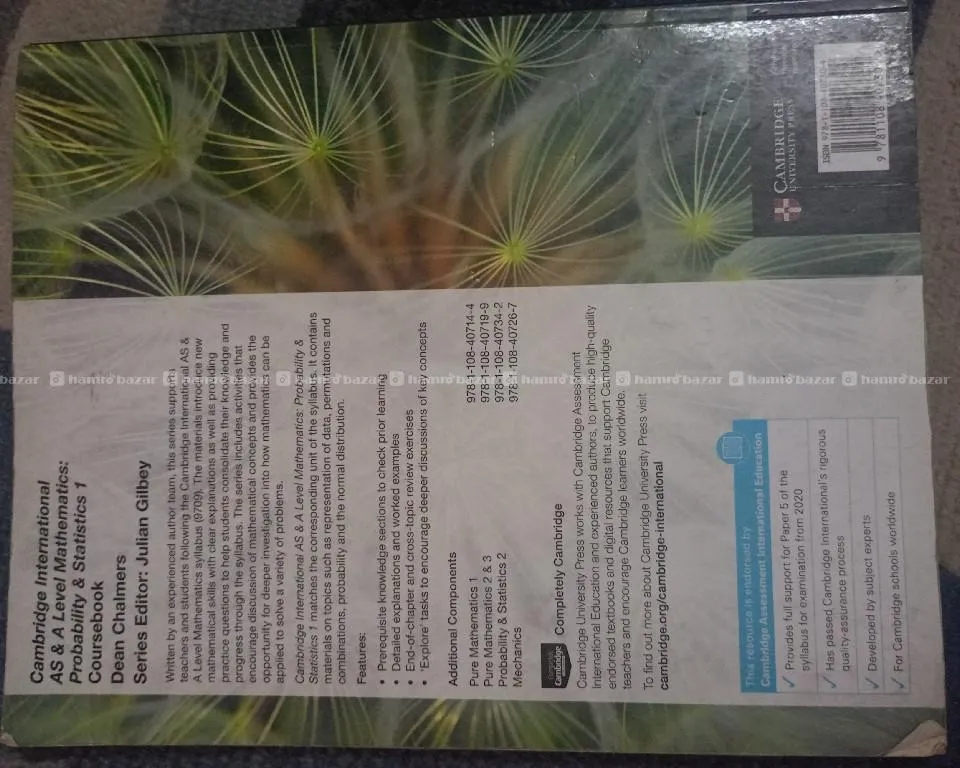 A levels probability and statistics textbook 2