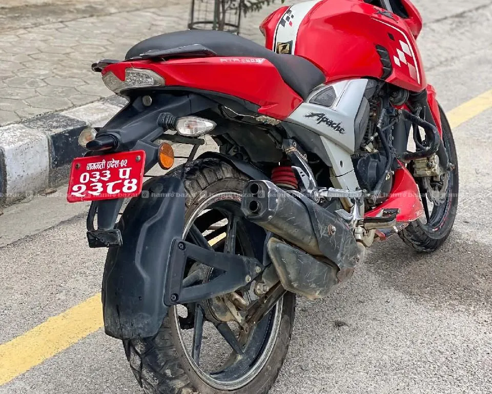 tvs rtr apache 160cc 2021model 133lot super fresh. 4