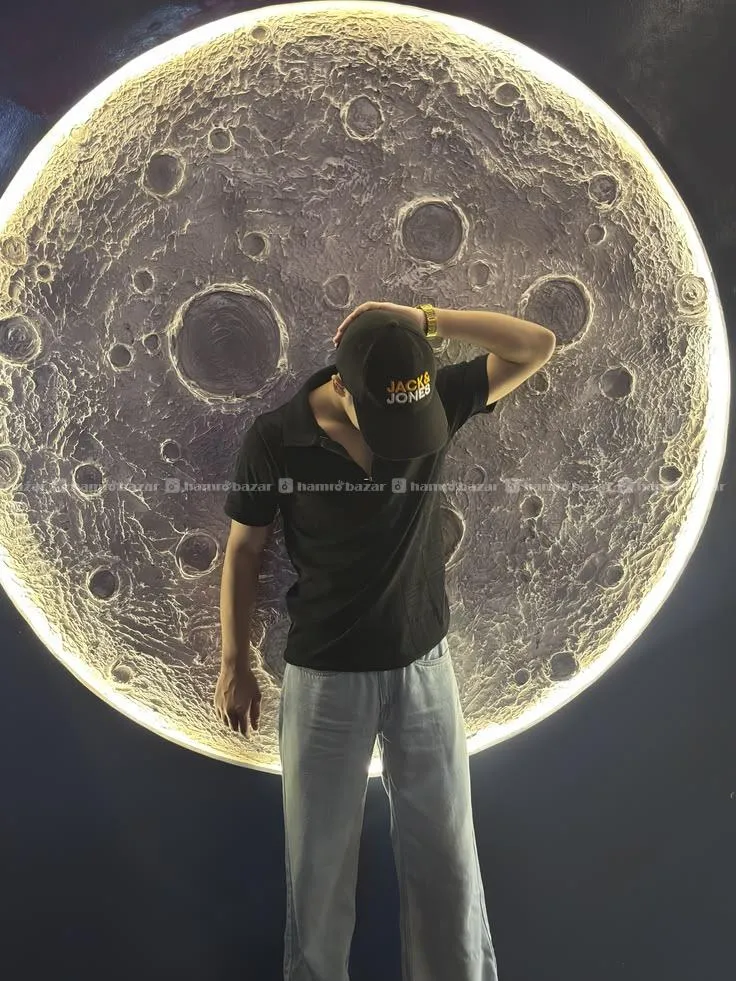 Moon False Ceiling and Wall Design Upgrade 8