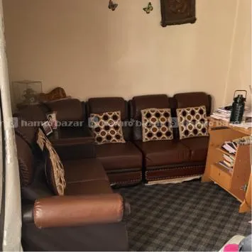 Brown Leather Corner Sofa 5
