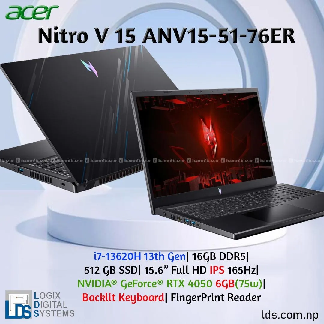 Acer Nitro V15 i7 13th H 16 512 RTX4050 Laptop 1