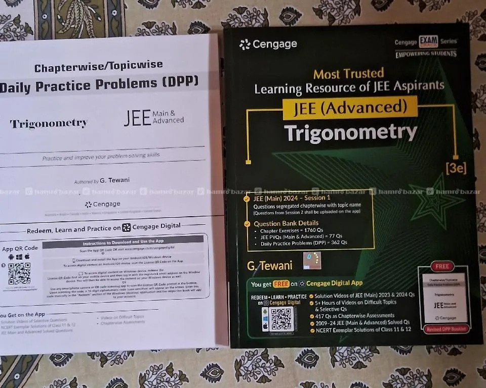  JEE Books Set Cengage Math, MS Chauhan, N Awasthi 6