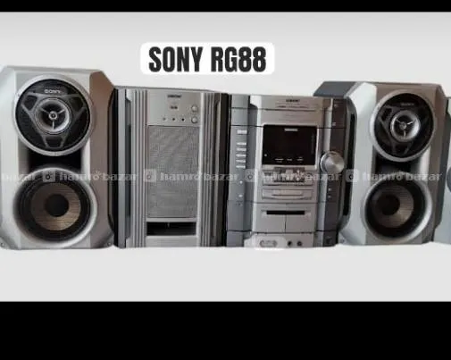 Sony MHC-RV8 with active subwoofer and speaker set 5