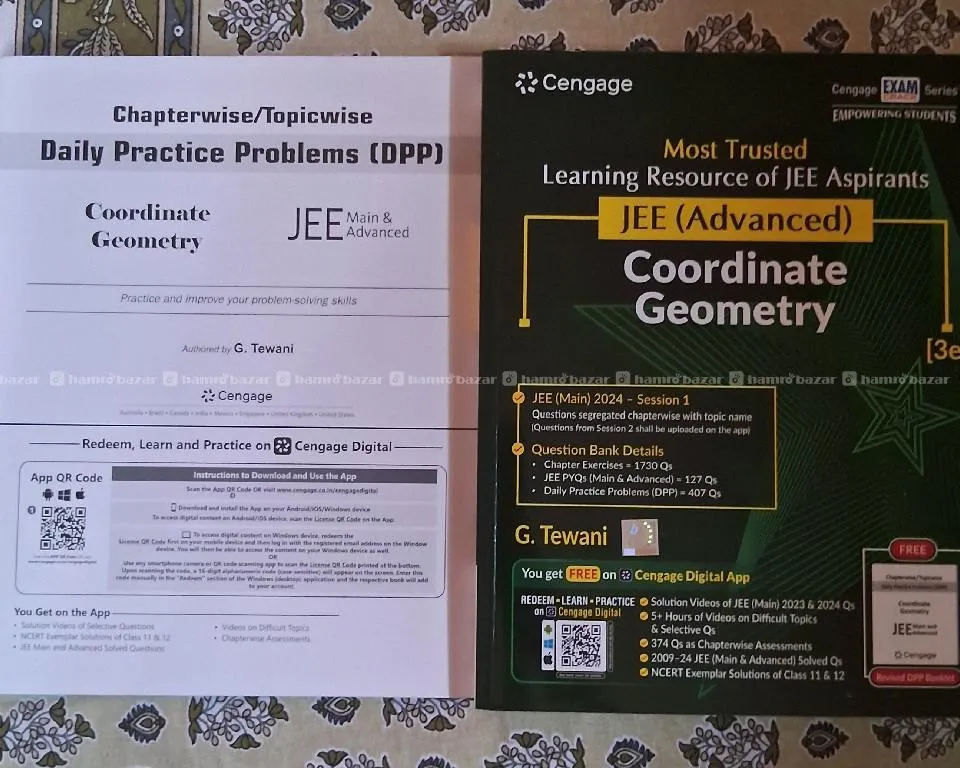  JEE Books Set Cengage Math, MS Chauhan, N Awasthi 5