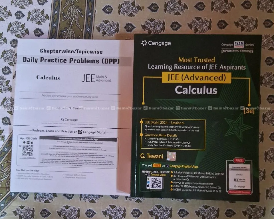  JEE Books Set Cengage Math, MS Chauhan, N Awasthi 3