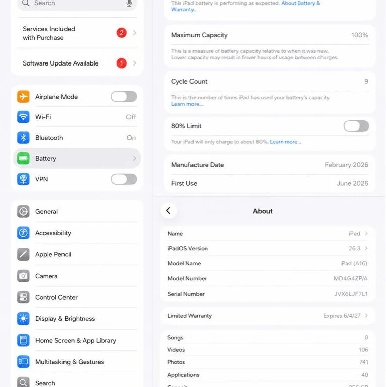 Apple ipad A16 256gb 3