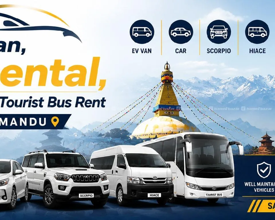 Tourist Hice, bus, car rental service in nepal 2